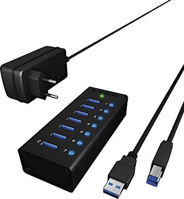 Produktbild Icy Box Ib-Ac618 (USB-B, 7 Ports)