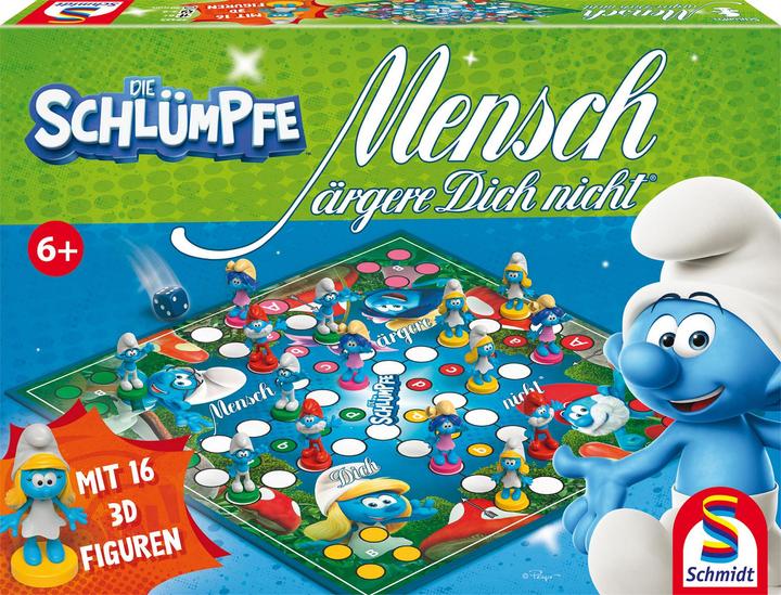 Productafbeelding Schmidt Spiele Mensch ärgere Dich nicht, De Smurfen (d) (Duits)