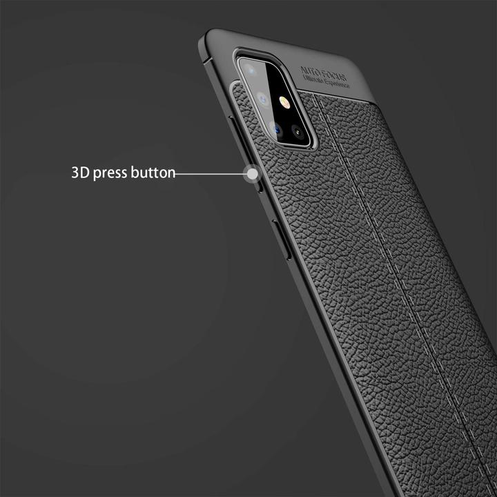 Image du produit Cadorabo TPU Cover similicuir structure (Samsung Galaxy A71)