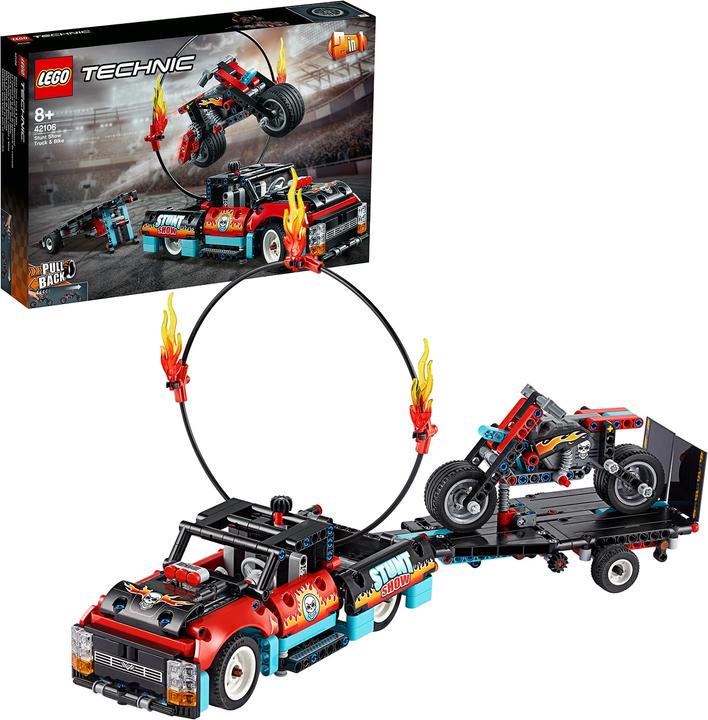 Produktbild LEGO Stunt-Show mit Truck und Motorrad (42106, LEGO Technic)