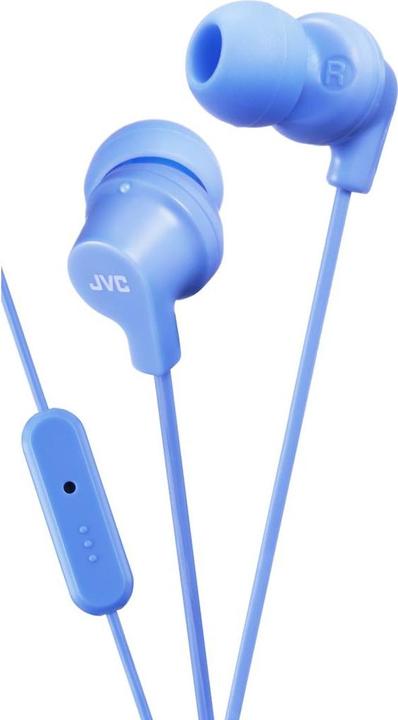 Actual product image JVC HA-FR15-LA-E Colourful inner ear headphones with remote & mic, Headset, In-ear, Calls/Music, Blu (Cable)