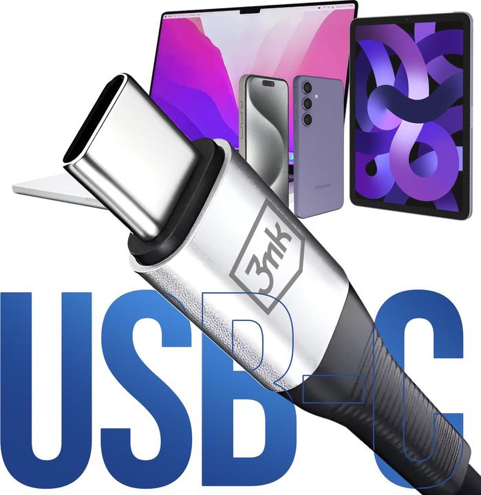 Immagine prodotto 3MK USB C — 3.5mm Klinke (1 m, Connettore da 3,5 mm (AUX))