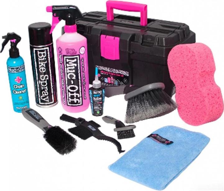 Immagine prodotto Muc-Off Kit Bicicletta Ultimate (1800 ml, Pulitore per biciclette, Detergente per catena, Lubrificante universale, Spugna, Set di cura)