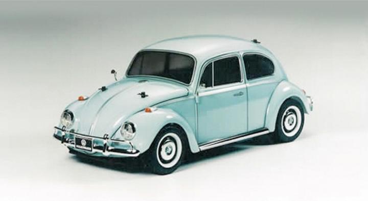 Actual product image Tamiya Body VW Beetle 1:10 unpainted