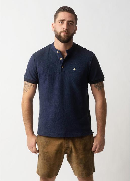 Produktbild Bavarian Caps Edelweiss Feinstrick Polo (L)