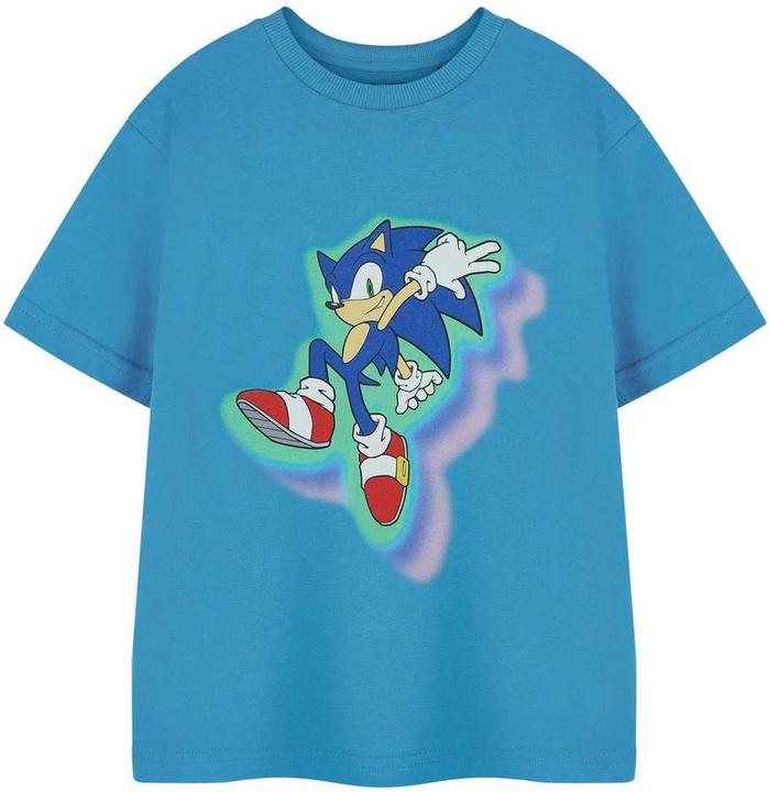 Actual product image Sonic The Hedgehog Boys Glow Trio Short-Sleeved T-Shirt (146, 152)