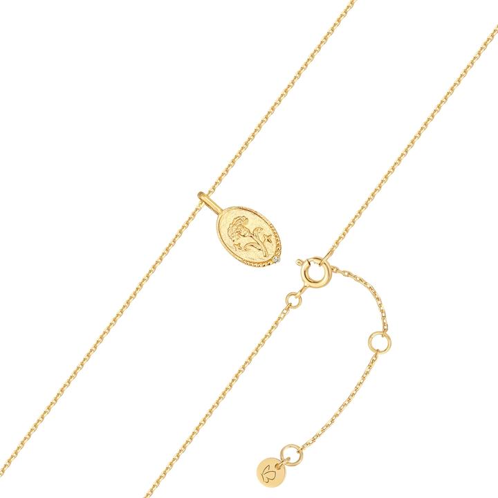 Immagine prodotto Glanzstücke München Collana da donna fiore di nascita gennaio garofano - 37180 (Argento, 40 - 45 cm)