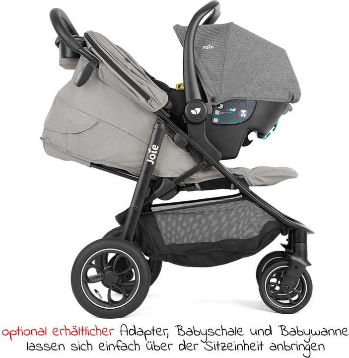 Actual product image Joie Litetrax Pro Air incl. raincover Pebble