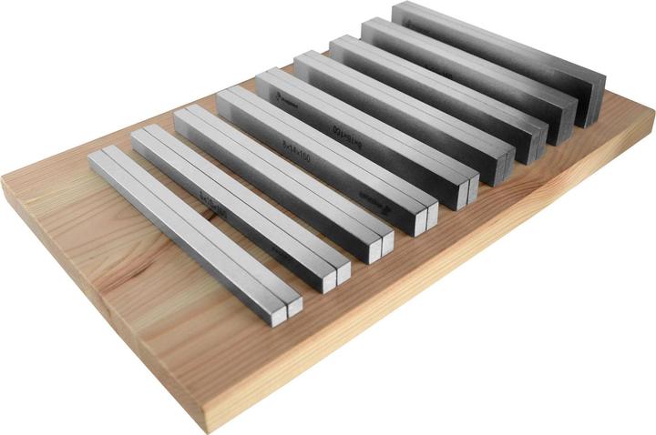 Produktbild Paulimot Parallelunterlagen-Set 18-teilig Länge 160 mm, Breite 8 mm