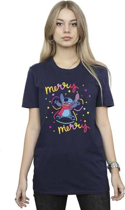Produktbild Disney Lilo & Stitch Merry Rainbow TShirt (4XL)