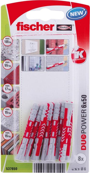 Produktbild Fischer DuoPower 6x50 K (8) (8 Stk.)