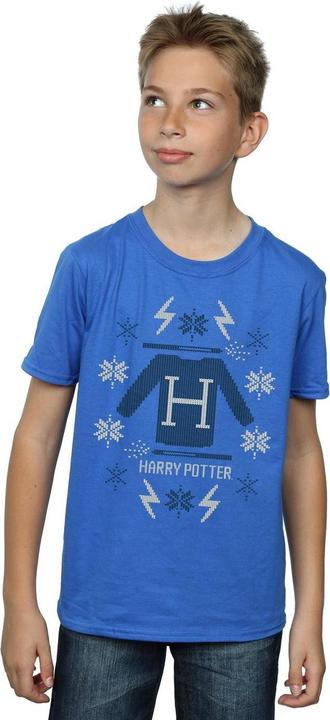 Actual product image Boys Christmas Knit T-Shirt (140, 146)