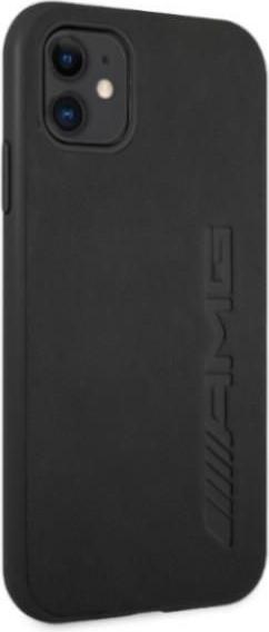 Produktbild Mercedes AMG AMHCN61DOLBK iPhone 11 6,1" czarny/black hardcase Leather Hot Stamped (Apple iPhone 11)
