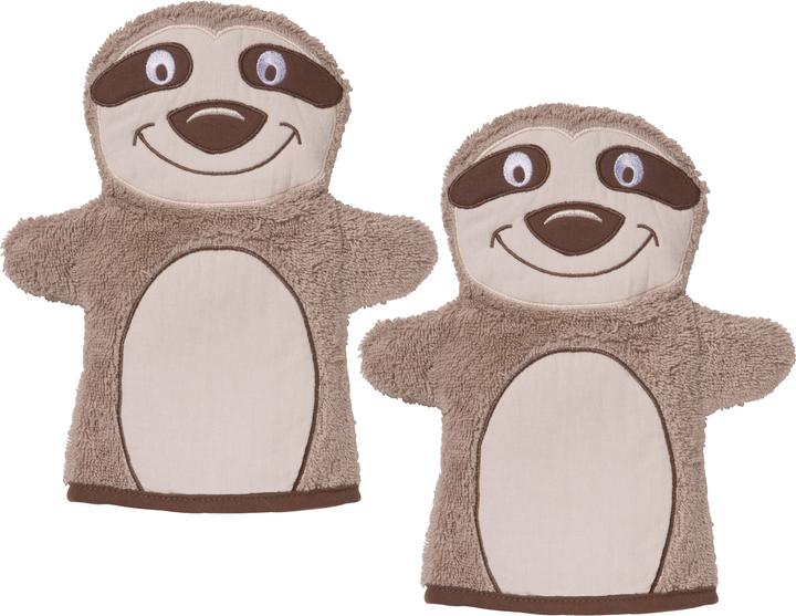 Image du produit Erwin Müller Pack de 2 gants de toilette pour enfants (23 x 25 cm)