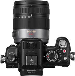 Produktbild Panasonic Lumix GH2HEG-K, 16 MPixel, 14-140mm Kit, Schwarz