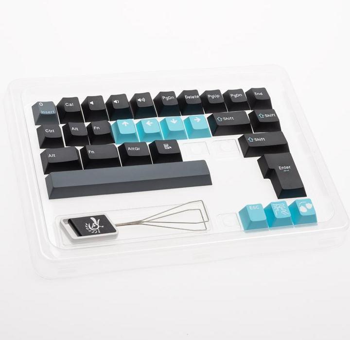 Actual product image Ducky Skyline PBT Tripleshot Set - 133 Keycaps