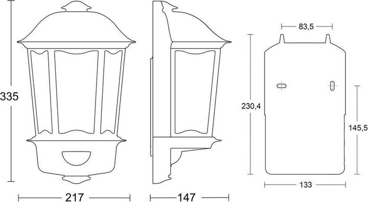Image du produit Steinel Applique murale extérieure avec mouvement (E27, IP44)