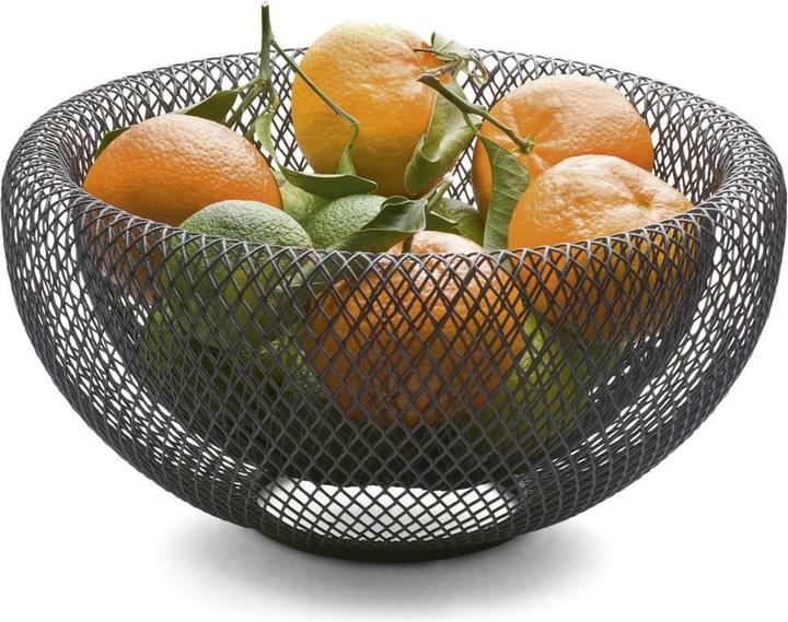 Actual product image Philippi Fruitschaal | Prachtige eyecatcher | Mesh Schaal XL | | Poedercoating staal (40 x 14 cm)