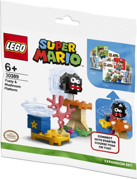 Actual product image LEGO Fuzzy & Mushroom Platform - Expansion Set (30389, LEGO Super Mario)