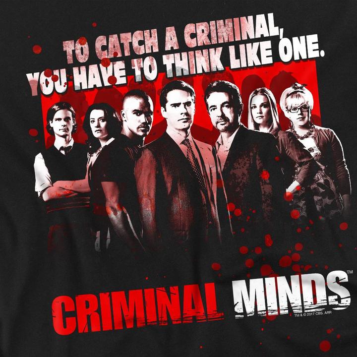Actual product image Criminal Minds Mens Think Like One T-Shirt (S)
