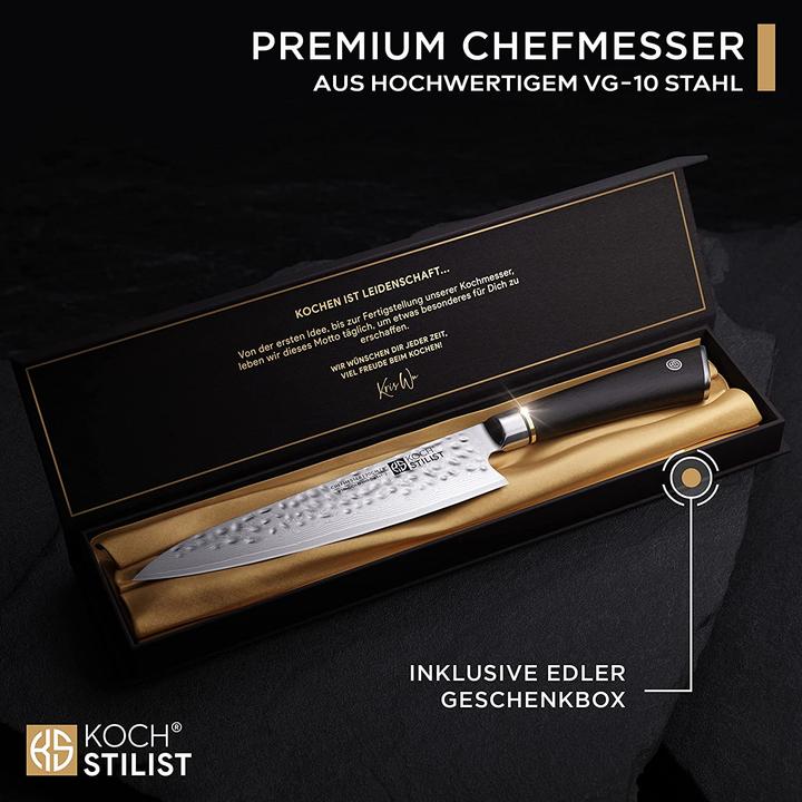 Immagine prodotto Kochstilist by Kris Wu Coltello Damasco Premium 20 cm (20 cm)
