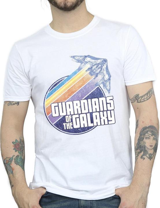 Image du produit Guardians of the Galaxy - T-shirt BADGE ROCKET - Homme (M)