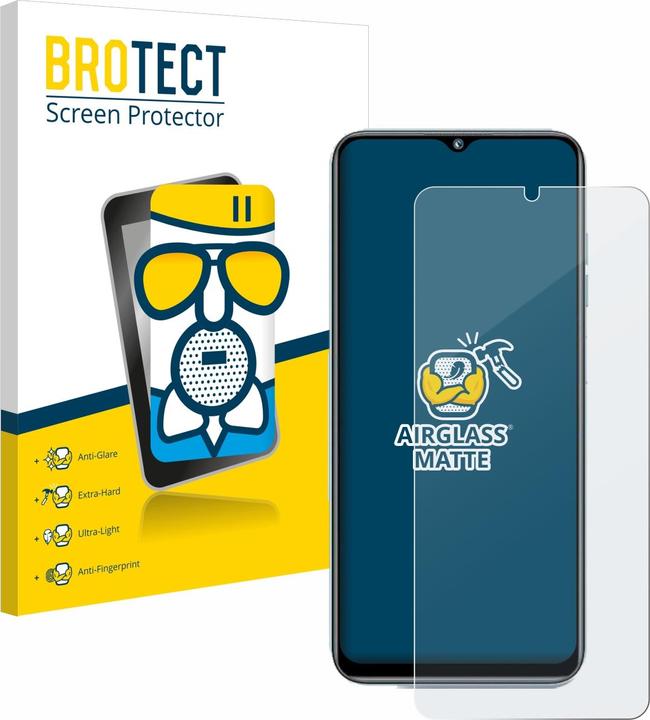 Actual product image BROTECT AirGlass Glass Matte (1 Piece, Realme C35)