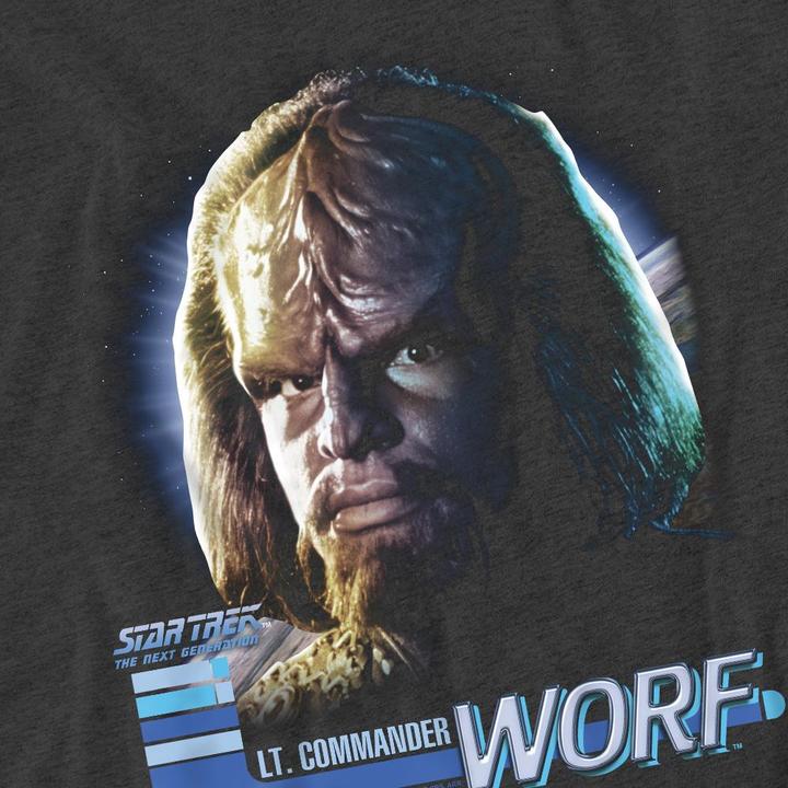 Actual product image Unisex Adult The Next Generation Worf T-Shirt (L)