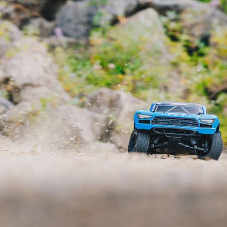 Immagine prodotto Arrma Camion Short Course Senton 4x2 Boost Mega, Blu RTR, 1:10 (RTR pronto all'uso)