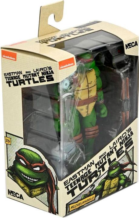 Actual product image Neca Teenage Mutant Ninja Turtles (Mirage Comics) action figure Michelangelo 18 cm