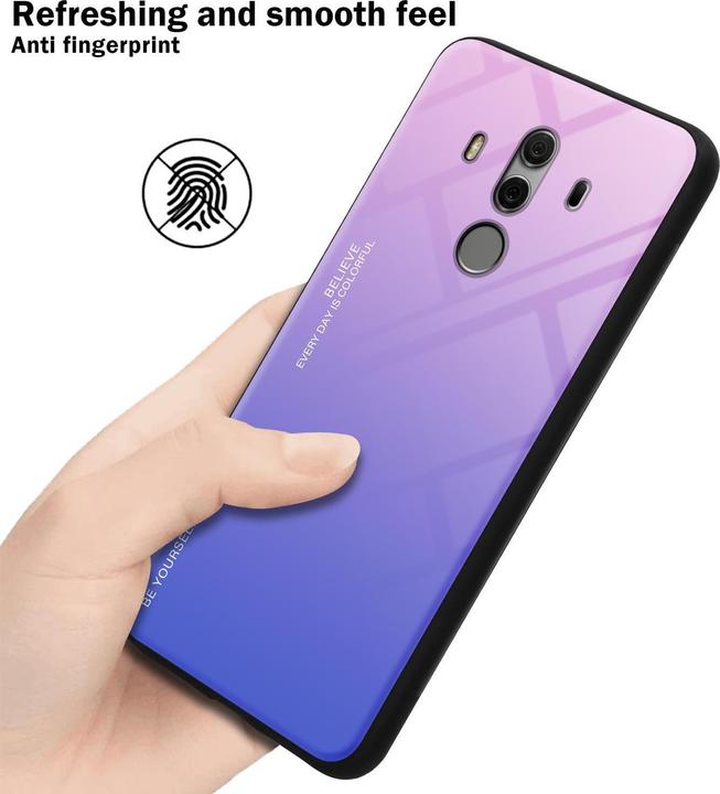 Produktbild Cadorabo TPU 2 Farben Glas Cover (Huawei Mate 10 Pro)