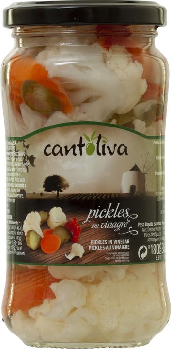 Actual product image Cantoliva Glass Pickels mixed 360 g (670 g)