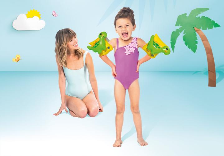 Actual product image Intex Dinosaur Arm Bands
