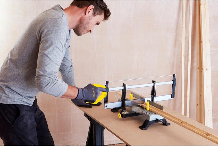 Actual product image Stanley Handsaw with mitre box