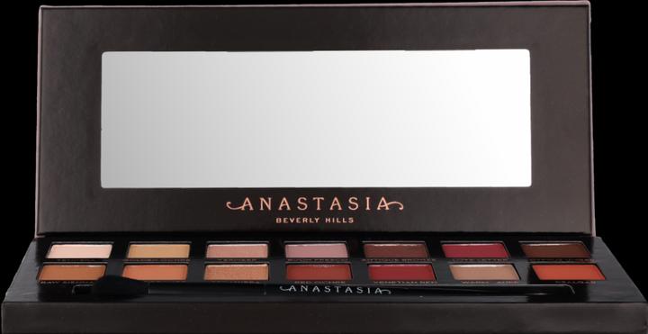 Actual product image Anastasia Beverly Hills Modern Renaissance (Cyprus Umber, Tempera, Golden ochre, Vermeer, Buon Fresco, Antique Bronze, Love Letter, Realgar, Warm taupe, Venetian red, Red Ochre, Primavera, Burnt Orange, Raw Sienna)