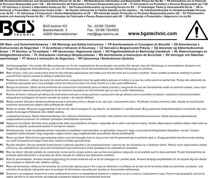 Image du produit BGS Jeu de fil à plomb avec cordon 200 g 6 m