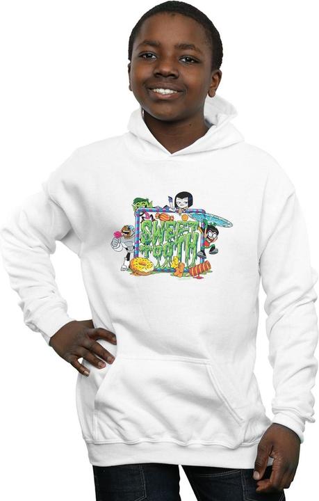 Image du produit - Sweat à capuche TEEN TITANS GO SWEET TOOTH - Garçon (140, 146)