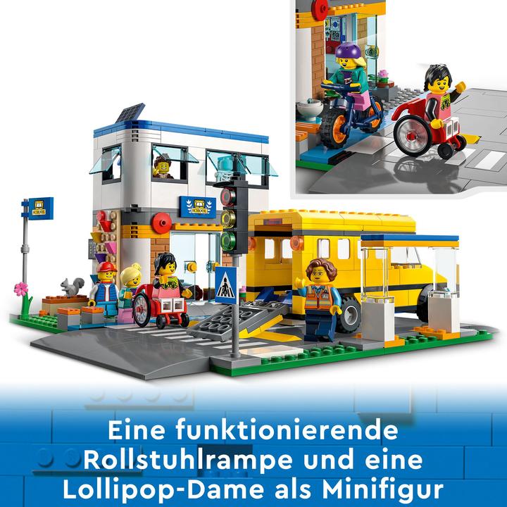 Image du produit LEGO École avec bus scolaire (60329, LEGO City)