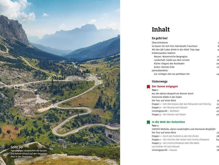 Produktbild Roadtrips - Südtirol (Deutsch, Manuela Blisse, Uwe Lehmann, 2023)