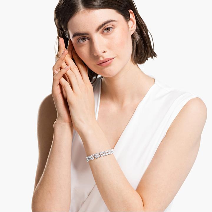 Image du produit Swarovski Bracelet Tennis Deluxe Mixed (17 cm, Acier inoxydable)