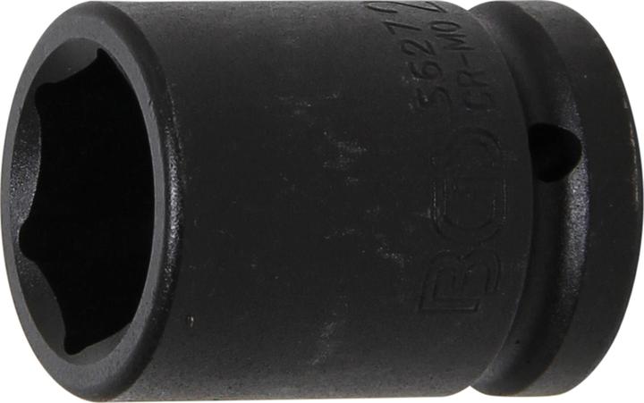 BGS Kraft-Steckschlüssel-Einsatz Sechskant | Antrieb Innenvierkant 20 mm (3/4") | SW 27 mm (27 mm)