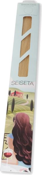 Actual product image Seiseta Classic Keratin Fusion Smooth 1005 Nordic Platinum Blonde 40/45 cm (Nordic platinum blonde, 45 cm)