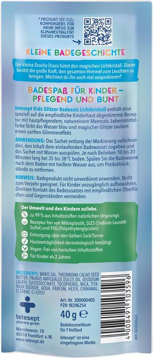 Produktbild Tetesept Kids Lichtkristall (40 ml, Badesalz)