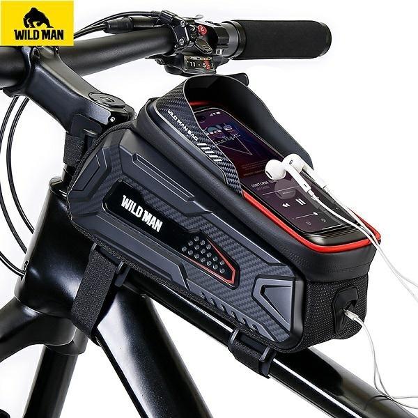 Actual product image Wildman Etui/uchwyt rowerowy M M30 sakwa na ramę czarna/black