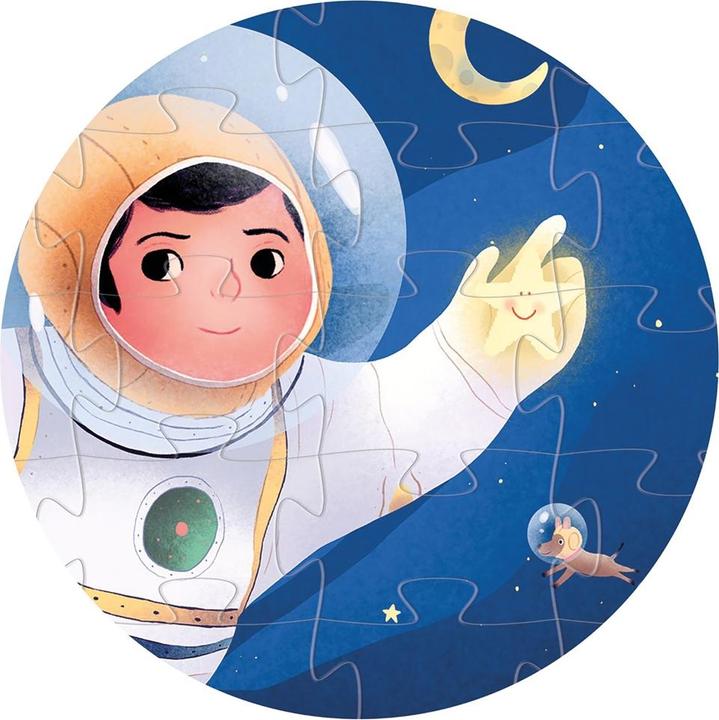 Actual product image Djeco Astronaut on the moon puzzle 36 pieces (36 pieces)