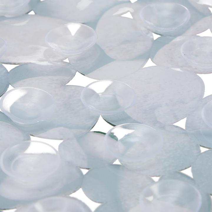 Actual product image Relaxdays Anti-Slip Bath Mat, Stone-look (36 x 68 x 0.5 cm)
