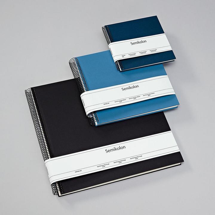 Produktbild Semikolon FOTORINGBUCH 34x32 25bWEISS AZZURRO (13 x 18 cm, 10 x 15 cm, 9 x 13 cm)