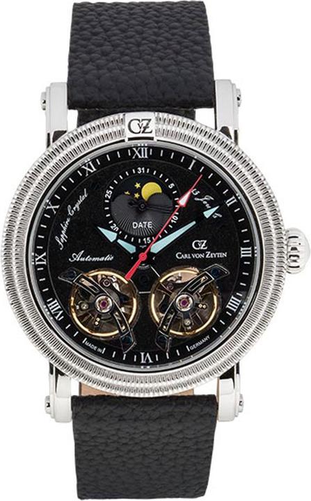 Actual product image Carl von Zeyten CVZ0085BKS Schauinsland (Analogue wristwatch, 46 mm)