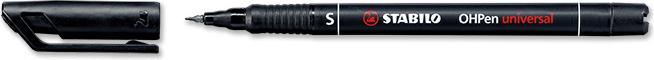 Produktbild STABILO OHPen universal Folienstift permanent (Schwarz, 0.40 mm, 1 x)