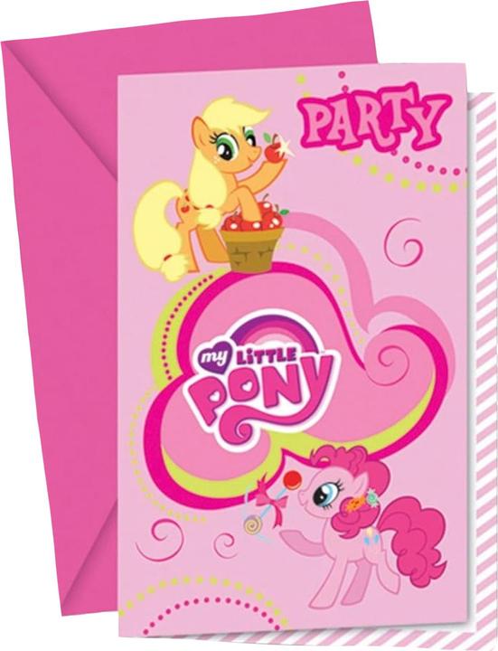 Produktbild My Little Pony PartyEinladungen (6erPack) (6 Stk.)